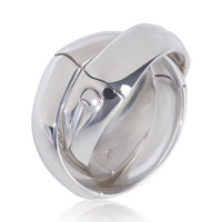 Sterling Silver  Bamboo Interlocking Ring