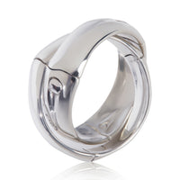 Sterling Silver  Bamboo Interlocking Ring