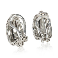 Sterling Silver  Classic Chain Hoop Earrings