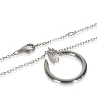 Cartier White Gold Diamond Juste Un Clou Necklace ad1