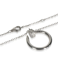 Cartier White Gold Diamond Juste Un Clou Necklace bv