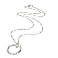 Cartier White Gold Diamond Juste Un Clou Necklace pv