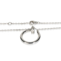 Cartier White Gold Diamond Juste Un Clou Necklace sv