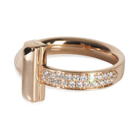 Tiffany & Co. Rose Gold Diamond Tiffany T T1 Ring sv