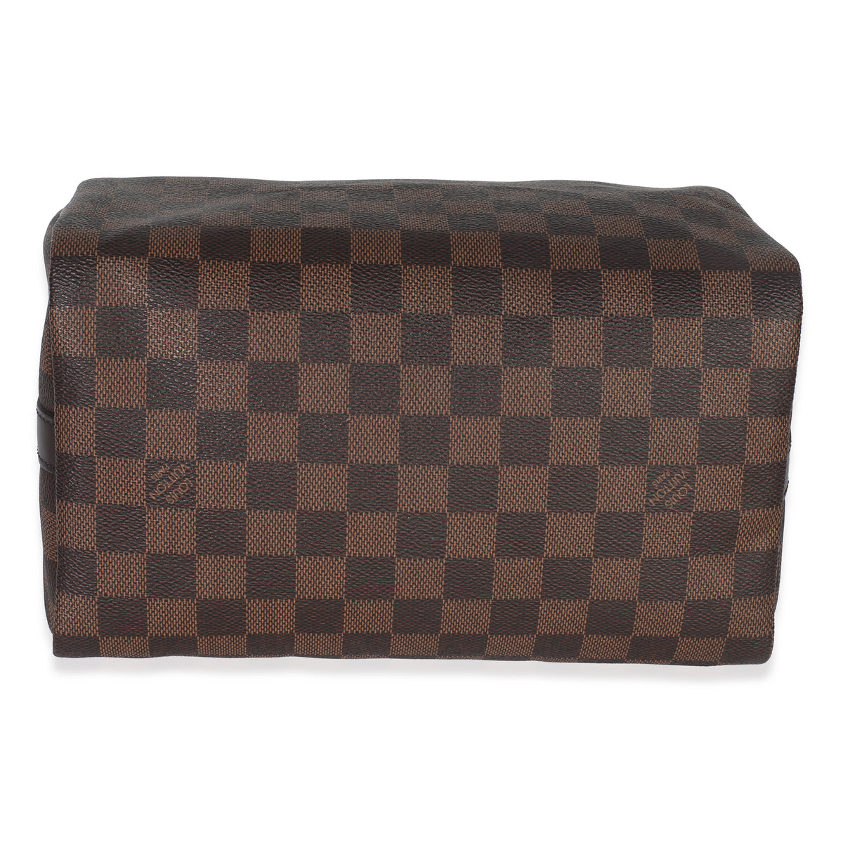 Louis Vuitton Damier Ebene Canvas Speedy Bandouliere 25 w/ Strap Handbag stamp