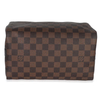 Louis Vuitton Damier Ebene Canvas Speedy Bandouliere 25 w/ Strap Handbag stamp