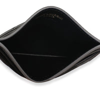 Saint Laurent Fog Grain De Poudre Matelasse Cassandre Card Case Wallet av