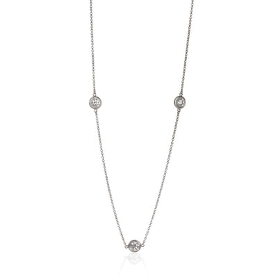 Platinum Diamond Elsa Peretti Diamond By The Yard Necklace