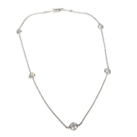 Platinum Diamond Elsa Peretti Diamond By The Yard Necklace