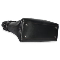 Black Buffalo Leather Marcello De Cartier Shopping Bag