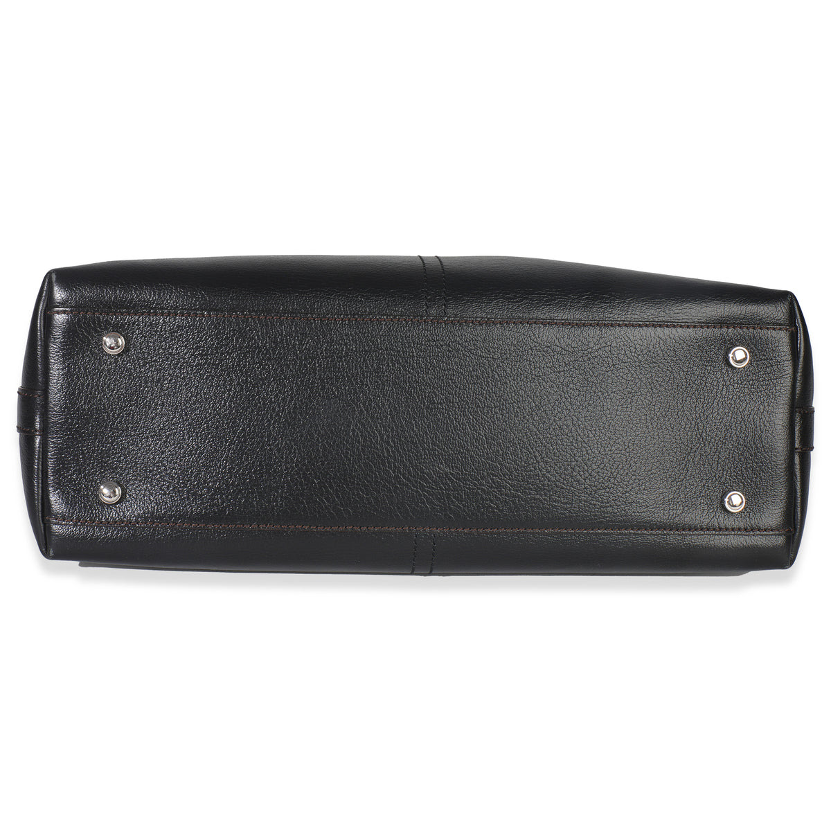 Black Buffalo Leather Marcello De Cartier Shopping Bag