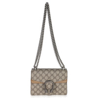 Taupe GG Supreme Canvas Mini Dionysus Shoulder Bag