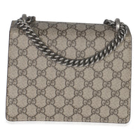 Taupe GG Supreme Canvas Mini Dionysus Shoulder Bag