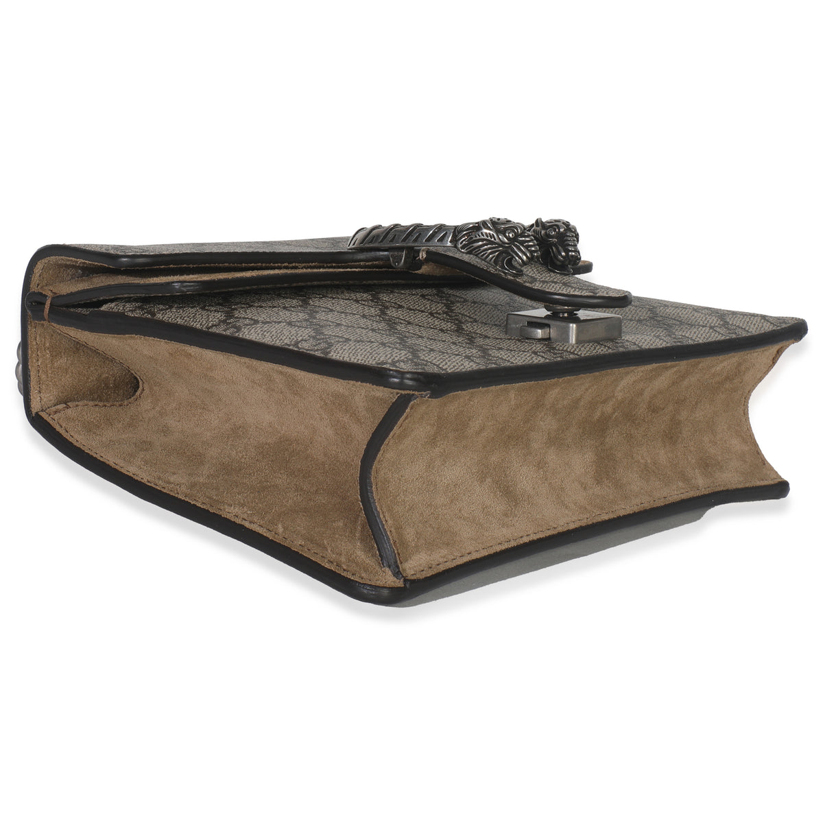 Taupe GG Supreme Canvas Mini Dionysus Shoulder Bag
