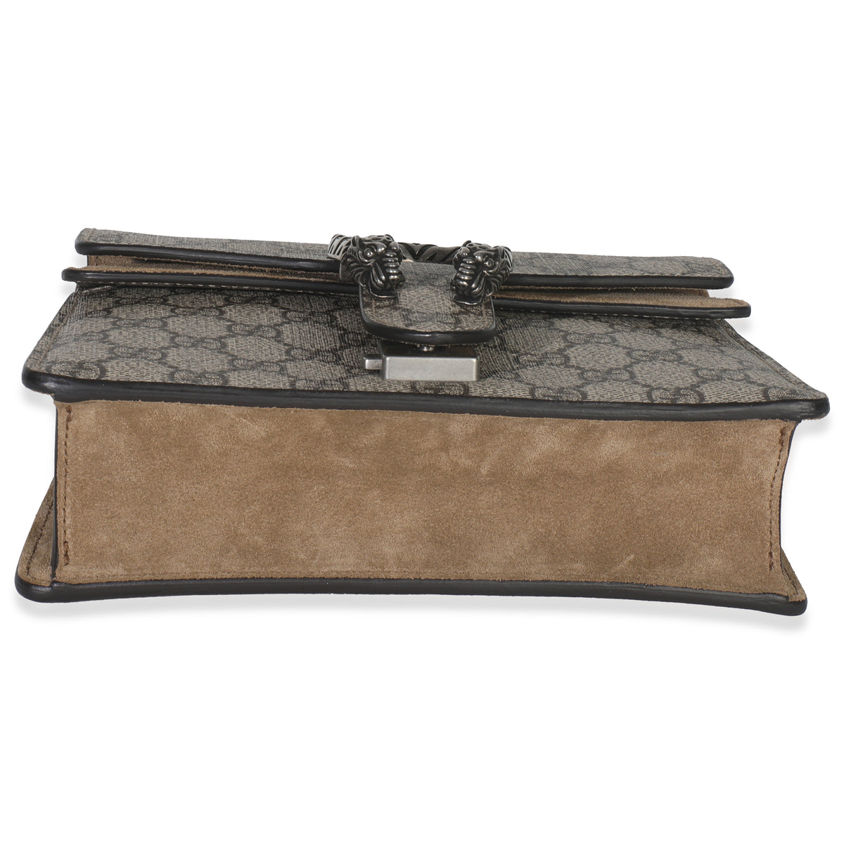 Taupe GG Supreme Canvas Mini Dionysus Shoulder Bag