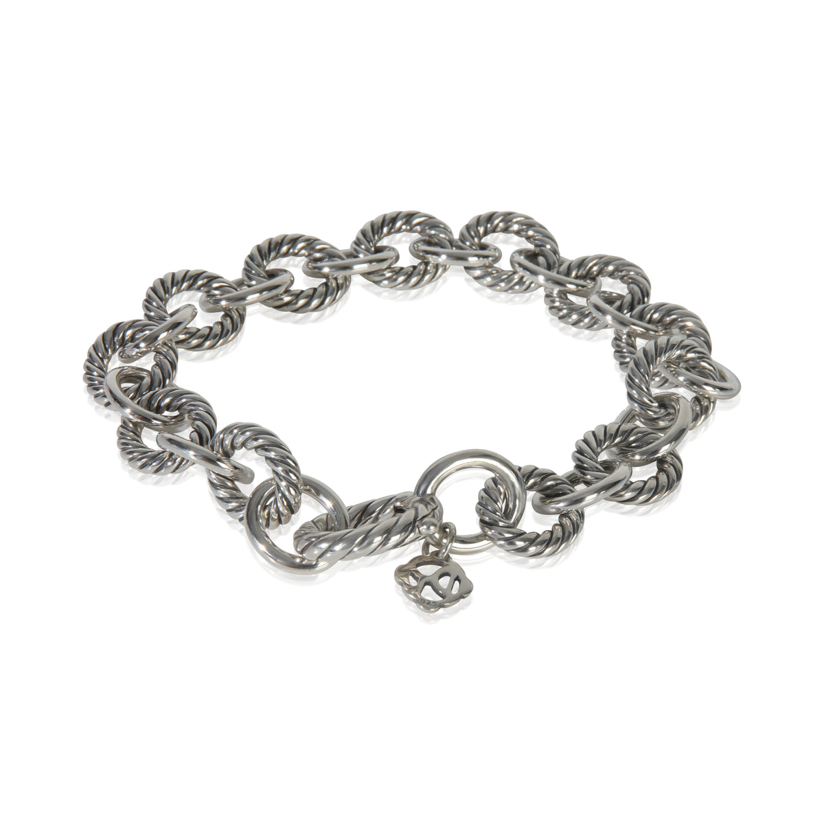 Sterling Silver  Oval Link Bracelet