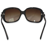 Brown Acetate Rectangle Lens CC Bow Sunglasses