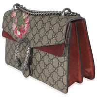 Beige Multicolor Dry Rose GG Supreme Canvas Blooms Small Dionysus Bag