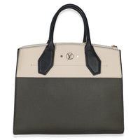 Kaki Creme Black Taurillon City Steamer MM