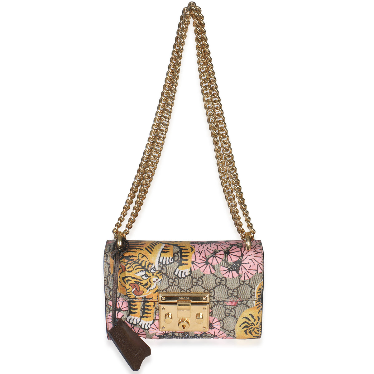 GG Supreme Bengal Tiger Padlock Small Shoulder Bag