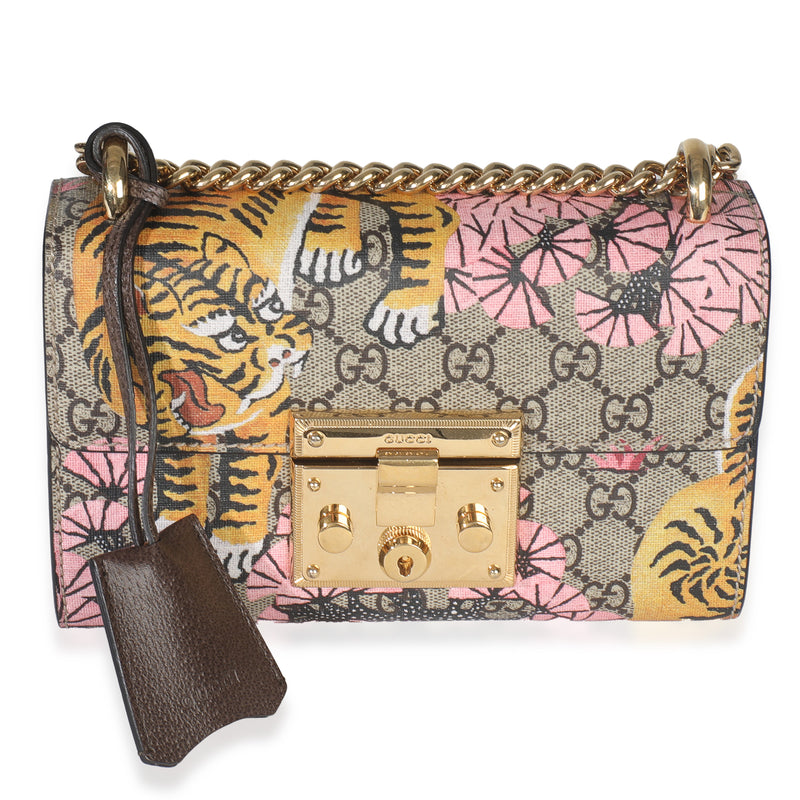 GG Supreme Bengal Tiger Padlock Small Shoulder Bag