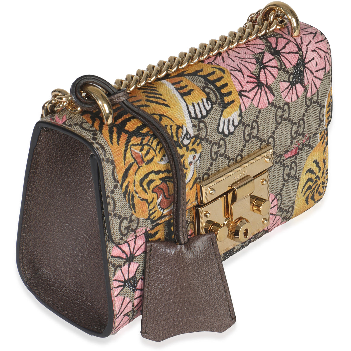 GG Supreme Bengal Tiger Padlock Small Shoulder Bag