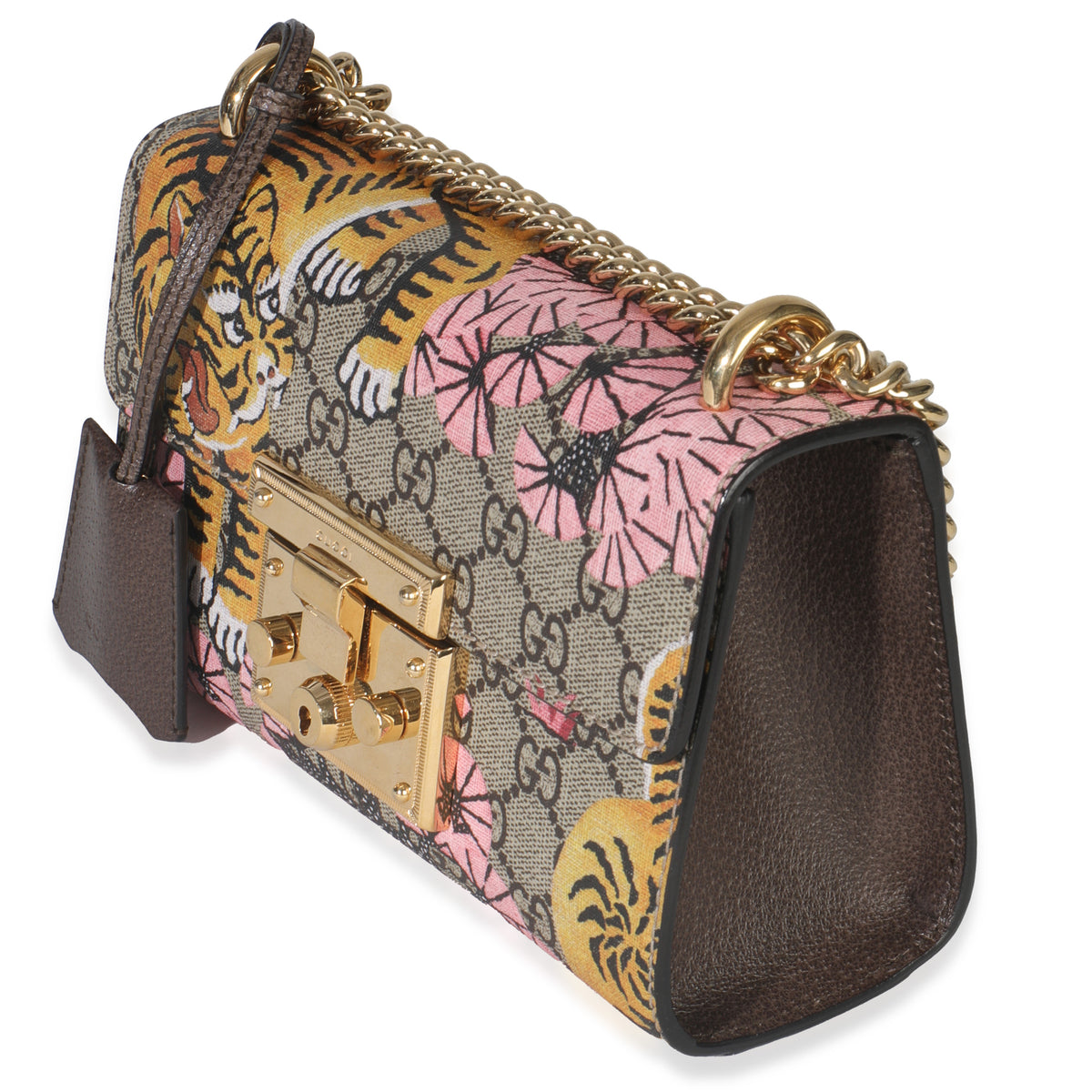 GG Supreme Bengal Tiger Padlock Small Shoulder Bag