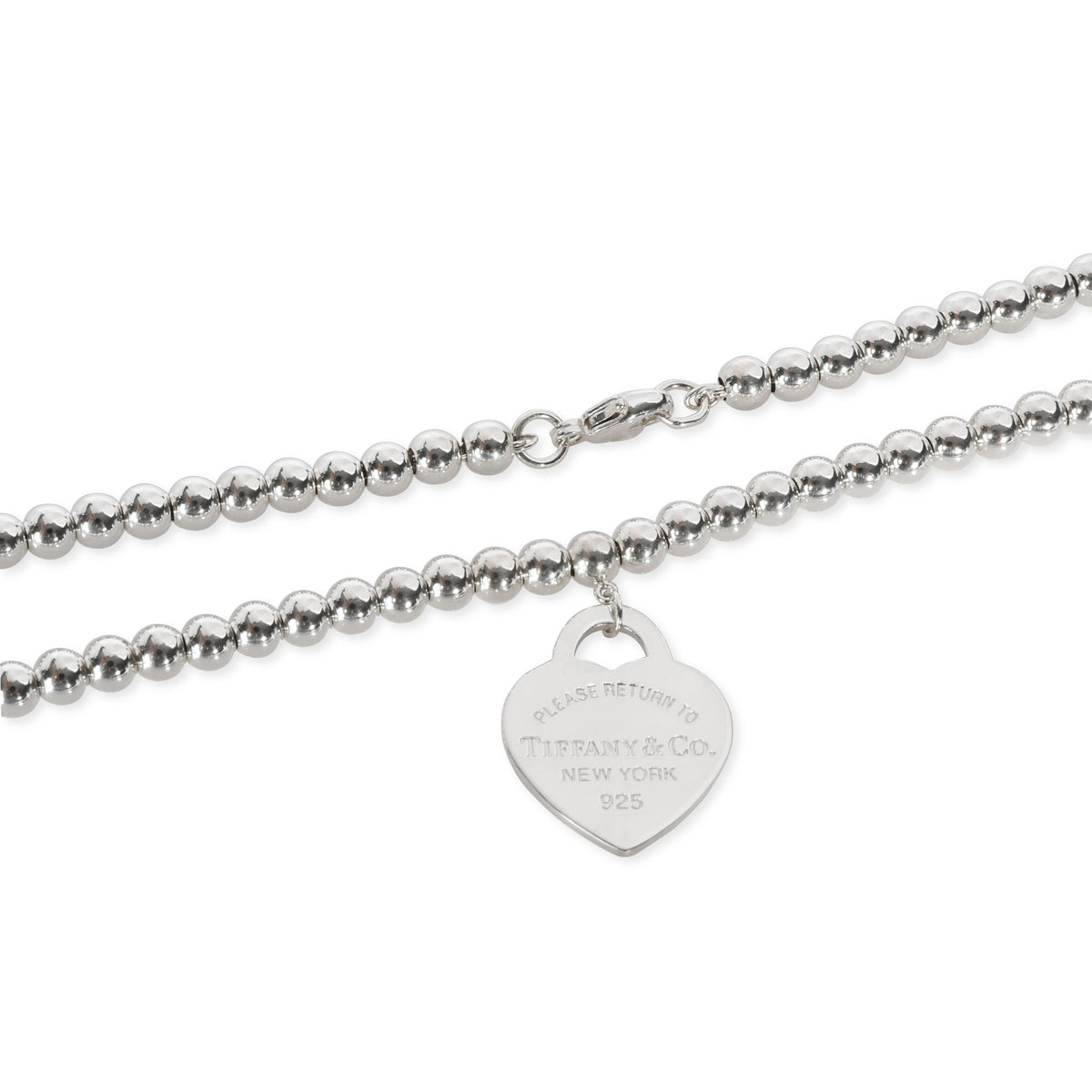 Sterling Silver Return To Tiffany Bead Necklace