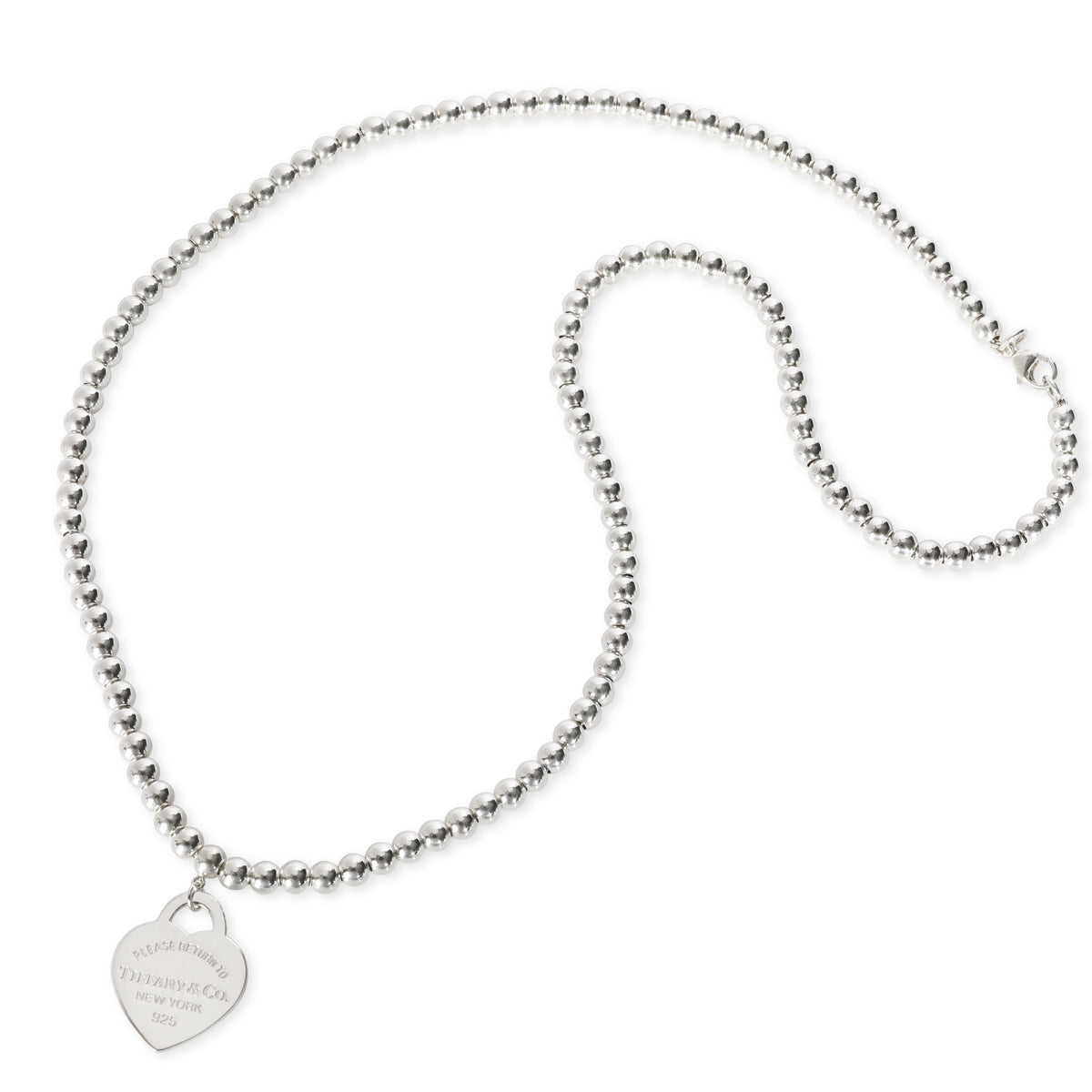 Sterling Silver Return To Tiffany Bead Necklace