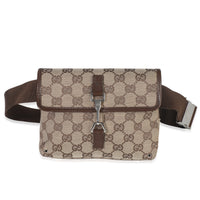 Vintage Beige GG Canvas Waist Belt Bag
