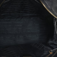 Black Tessuto Quilted Nylon Impunturato Bauletto