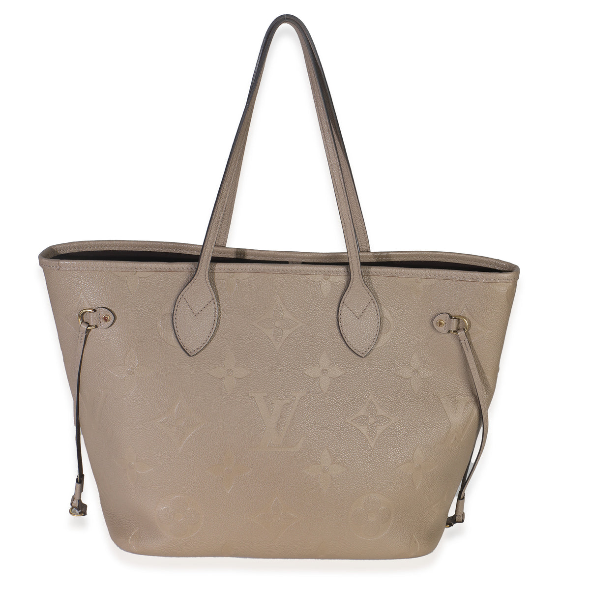 Tourterelle Giant Monogram Empreinte Neverfull MM