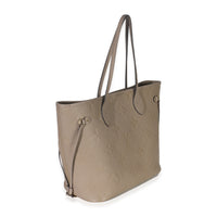 Tourterelle Giant Monogram Empreinte Neverfull MM