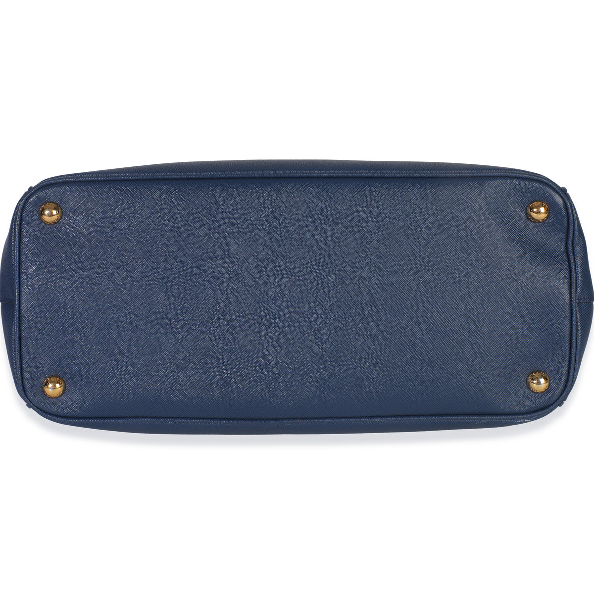 Blue Saffiano Galleria Lux Medium Double Zip Tote