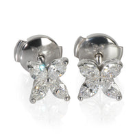 Platinum Diamond Small Model Victoria Earrings