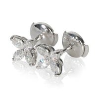 Platinum Diamond Small Model Victoria Earrings