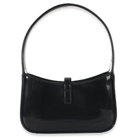 Black Brushed Leather Mini Le 5 A 7 Hobo