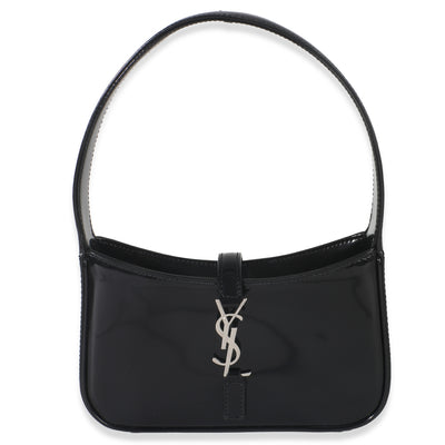Black Brushed Leather Mini Le 5 A 7 Hobo