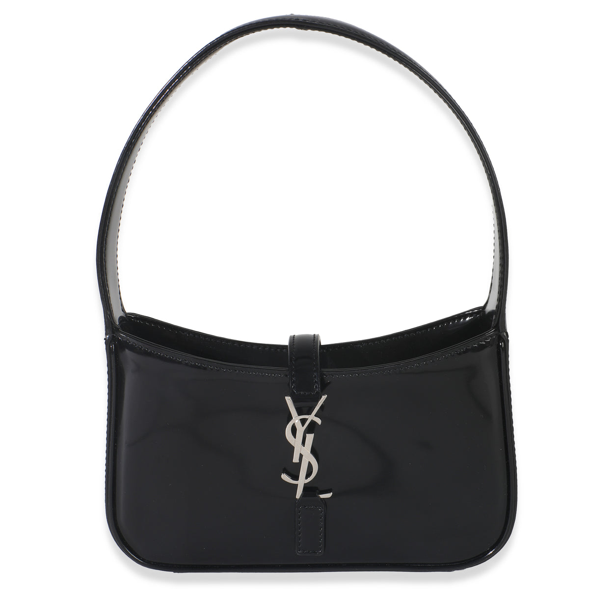 Black Brushed Leather Mini Le 5 A 7 Hobo