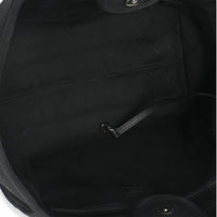 Black Canvas Pearl Medium Deauville Tote