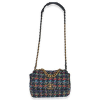 Multicolor Wool Tweed Medium Chanel 19 Flap Bag