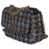Multicolor Wool Tweed Medium Chanel 19 Flap Bag