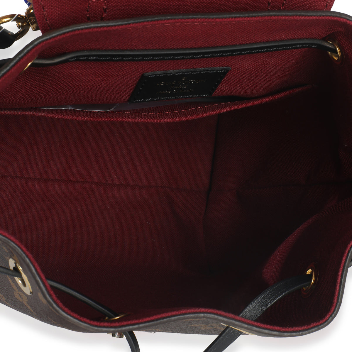 Black Monogram Canvas Montsouris BB NM