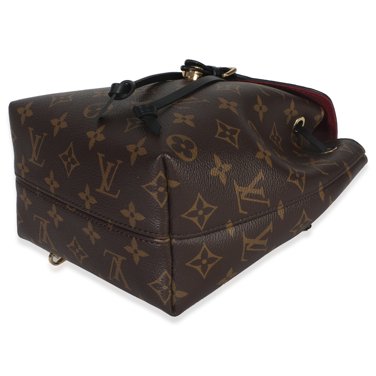 Black Monogram Canvas Montsouris BB NM