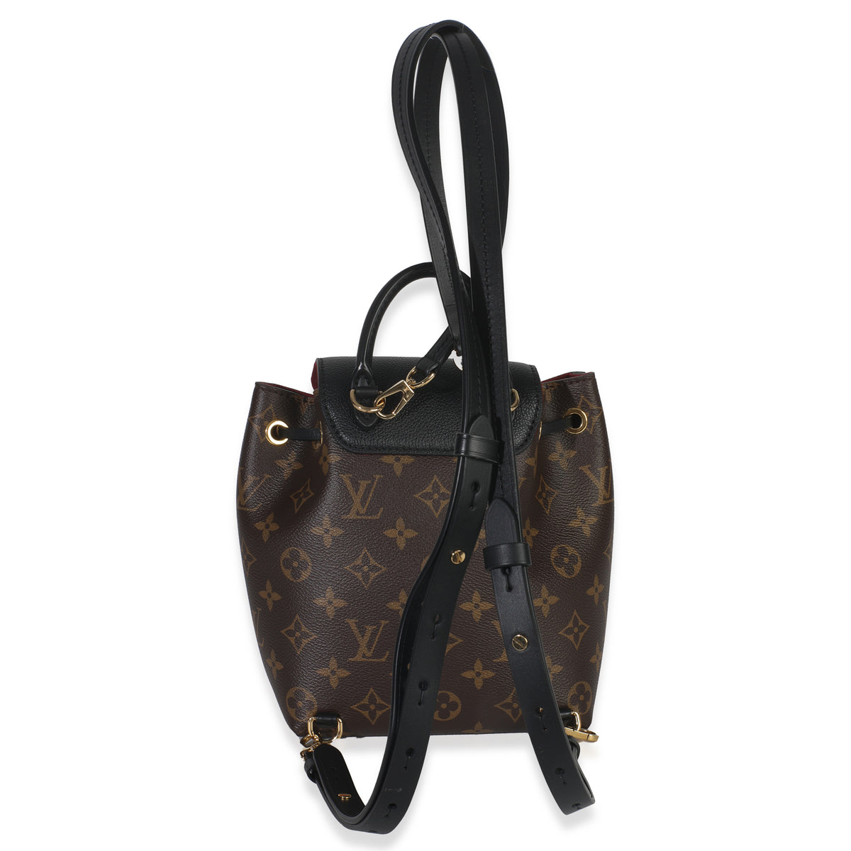 Black Monogram Canvas Montsouris BB NM