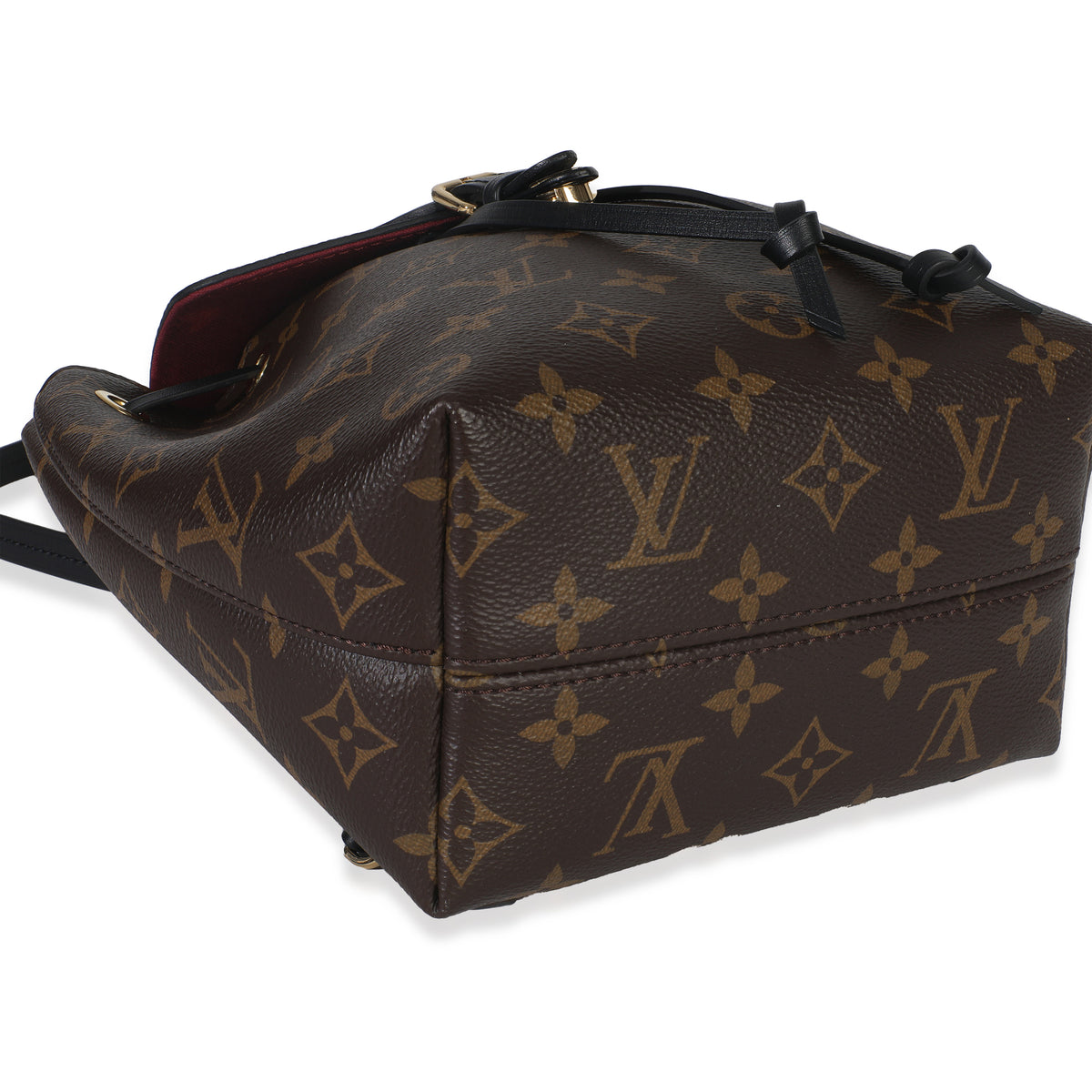 Black Monogram Canvas Montsouris BB NM