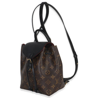 Black Monogram Canvas Montsouris BB NM