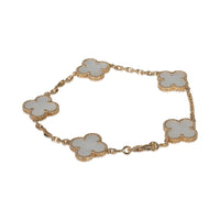 Yellow Gold Mother Of Pearl Vintage Alhambra Bracelet