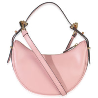 Pink Smooth Calfskin Arque Half Moon Hobo