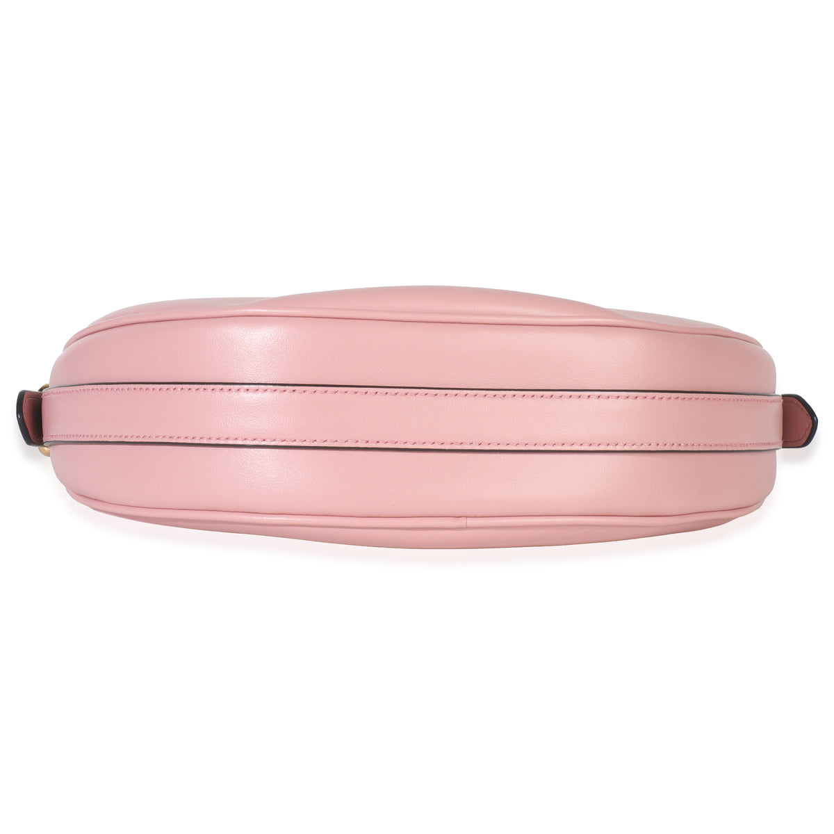 Pink Smooth Calfskin Arque Half Moon Hobo